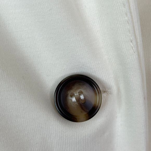 NWT Ny Collection Women’s Blazer 3/4 Sleeve Off White Size Large #641 - Picture 7 of 12